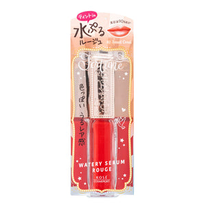 FORTUNE KOSE Watery Serum Rouge 02 Liquid Rouge Tint Rouge Lipstick Serum Formula Watery Color Moisture Lip Floral Charm Fragrance Sweet Coral 5.5ml