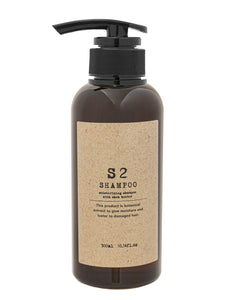 S2 Shampoo Highly Moisturizing Amino Acid Shampoo with Shea Butter (Vanilla Musk, 300ml)