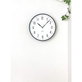 KATOMOKU plywood clock 19 km-111BRC Black Radio Clock Continuous Second Hand 12.0 inches (304 mm)