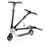 GLOBBER WLGB473160 Adult Kids Adult and Kids Ride on Riding, Portable, Foldable, Family Play, Kick Scooter Board, Flow/Fall Double, White