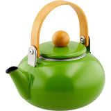 Maekawa/Metal Hollow Teapot Jean Green 1l [Terminal Net with]