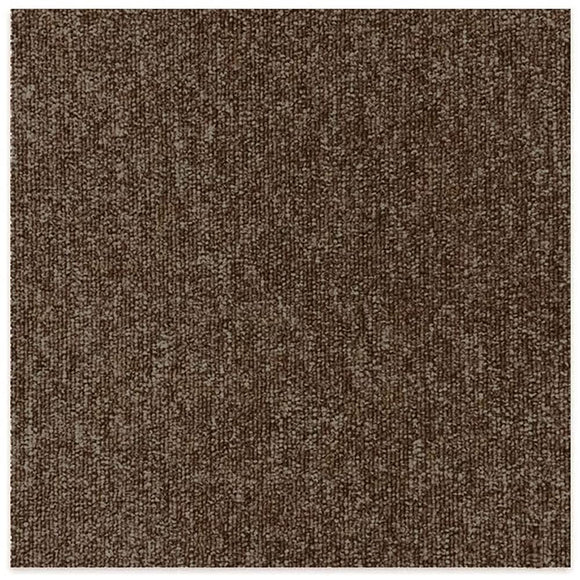 Iris Plaza MJ-1011 Tile Carpet, Set of 20, Dark Brown, 19.7 x 19.7 inches (50 x 50 cm), Made in Japan, Non-slip