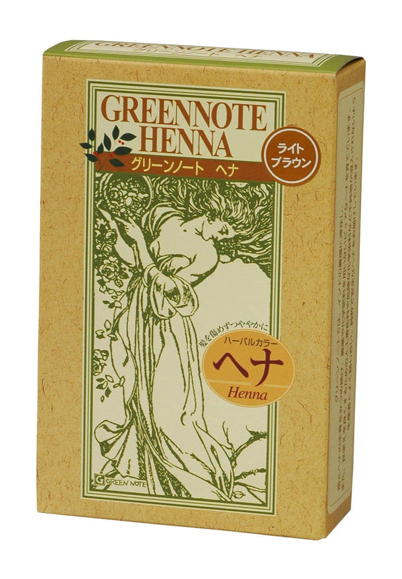 green note green note henna light brown