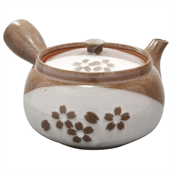 Ichiku Mino Ware Teapot, Powdered Cherry Blossom, Made in Japan, 10.2 fl oz (320 ml)