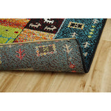 Ikehiko #2371009 Wilton Weave Carpet, Ibiza, Approx. 31.5 x 55.1 inches (80 x 140 cm), Navy, Antibacterial, Odor Resistant, Rug, Mat