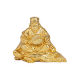 Seven Fukujin Kaiyujin (Gold Plated/24K Gold) Buddha Bushi: Hideumo Makita, Original Sculptor: Buddha Statue, Figurine, Takaoka Copper Hardware, 0.2 oz (7 fg)