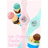 [Casio] Babygie Watch Ice Cream Pastel Series BA-110PI-2AJF Women's Mint
