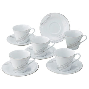 Hanae Mori Ripple Cups, Tableware Set