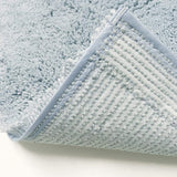 Senko S.D.S 19708 Bath Mat, Water Absorption, Quick Drying, Antibacterial, Odor Resistant, Mildew Resistant, Approx. 19.7 x 27.6 inches (50 x 70 cm), Blue