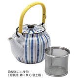 Itsumi Pottery Soil Bottle Flower Grate 50.9 fl oz (1,500 ml), No. 8 (with Tubular Tea Strainer) 12668