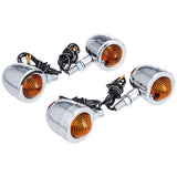 KITACO BREAD MINI TURN SIGNAL KIT MAGNA 50 Chrome/Orange 830-0900120B