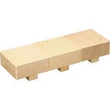 Set of 3 Wooden Wooden Sushi Sushi Panels, Pine Bamboo Plum for Celebration