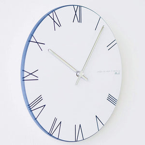 Moro Wall Clock, Blue, Stylish, Nordic Design, Silent