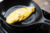 Iwachu 24600 Omelet 22 Black Baked Frying Pan, Inner Diameter 8.1 inches (20.5 cm), Induction Compatible, Nanbu Ironware