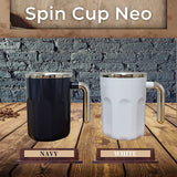 Mr. Travolta Spin Cup, NEO Automatic Stirring Cup, No Muddler, Navy