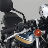 DAYTONA NISSIN 74751 Retro BRAKE MASTER CYLINDER 5/8 "Black Body Buff Clear Lever