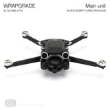 Wrapgrade for DJI mini 3 Pro Body Skin Seal (Black Bumpy Camo)