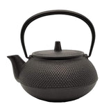 Nanbu Cast Iron New Model 5: Textured, Non Enamelled Black Teapot 12802