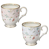 Noritake P50755A/4409-56 Noritake Mug (Color Changing Pair Set), 11.8 fl oz (320 cc), 2 Pieces, Pink, Blue, Bone China
