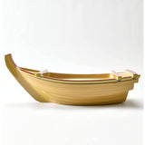 MORIKI 1 Person Echizen Boat, White Wood Body, Snowko, 13.8 x 5.0 inches (35 x 13.8 x 12.8 cm), ABS Resin (7-699-2) Restaurant Ryokan Japanese Tableware Restaurant Commercial