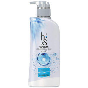 h&s for men medicated shampoo scalp EX premium scalp care body pump 370ml