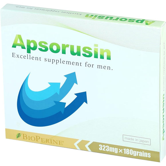 (Official) Men's supplement Apsolcin 1 box/180 tablets Citrulline Arginine Zinc Contains all 46 types of nutritional ingredients