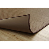 Ikehiko Corporation #8213410 Grass Rug Carpet, 1.5 Tatami, Made in Japan, F Solid, Light Brown, Approx. 55.1 x 78.7 inches (140 x 200 cm), Back: Urethane, Simple