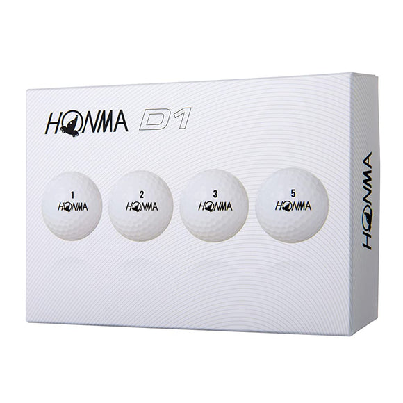 Honma Golf Balls New D1 3 Dozen Set, White