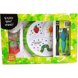 The Very Hungry Caterpillar Papajino tableware series / gift three-piece set VHCBG001