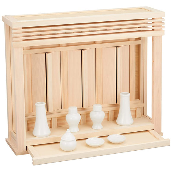 Kamidana Modern Kagura Board Door, Box-Shaped Shrine Modern Shrine Shrine Shrine Set