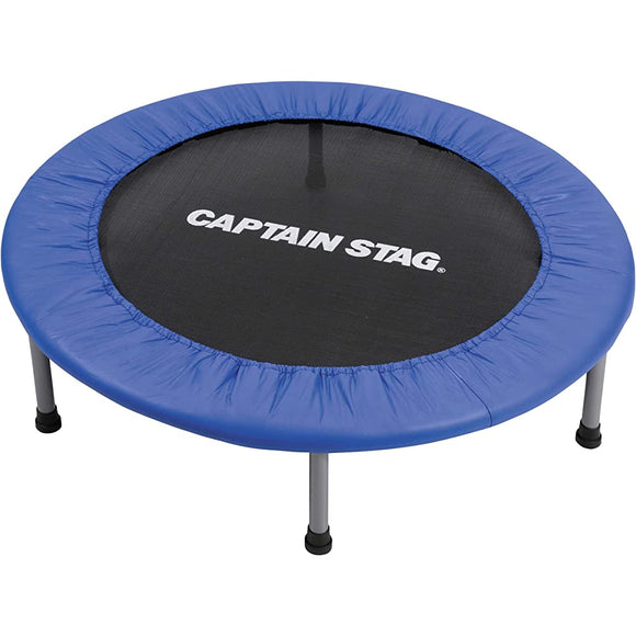 Captain Stag UX-2571 Trampoline for Adults and Kids, Diameter 36.2 inches (92 cm), Load Capacity 176.4 lbs (80 kg), Belt Type, Foldable, Compact, Storage Bag Included