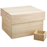 Kiso Craft Rice Vitsu, Made in Japan, Wooden Paulownia [Ichiba Included] For 11.0 lbs (5 kg)