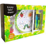 The Very Hungry Caterpillar Papajino tableware series / gift three-piece set VHCBG001
