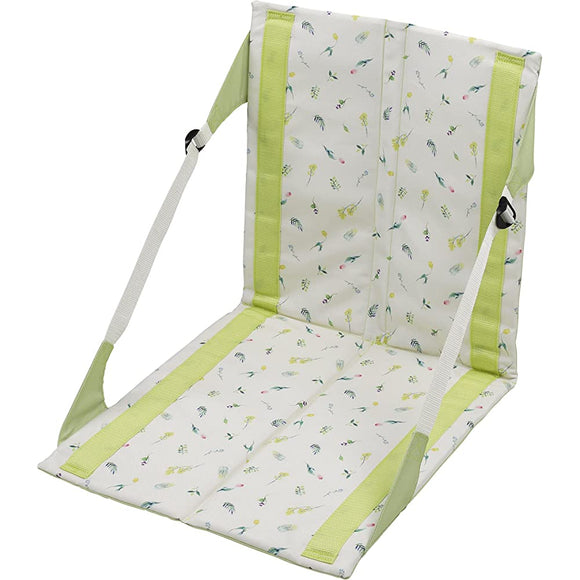 Captain Stag (CAPTAIN STAG) Folding Chair Zabuton Chair Mat Compact FD Chair Mat with Storage Bag [Glow/Light Green/Bloom/Purple Gray] April UT-1020/UT-1021