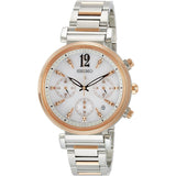 [Seiko Watch] Lucia Solar Chronograph Shine Abbreviation SSVS034 Women's Silver