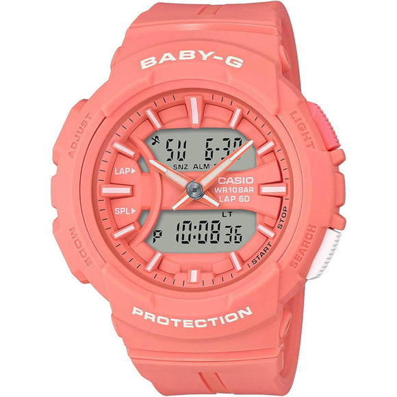 [Casio] Baby G FOR SPORTS Wrap/Split Measurement Compatible BGA-240BC-4AJF Women's Pink