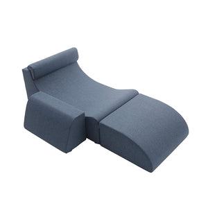 Cellutane A999a-626DBL Sofa, Dark Blue, Made in Japan, High Resilience, Breath Freely for Peace and Harmony