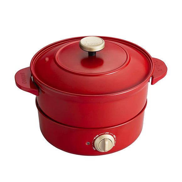 BRUNO BOE029-RD Grill Pot, Red