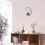 Rhythm (RHYTHM) 4MN554RH10 Radio Clock, Wall Clock, 6 Songs, Melody Included, Small World Lily N