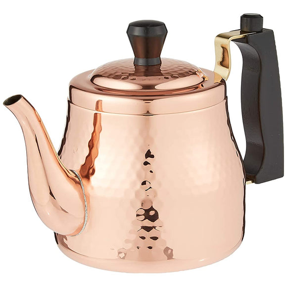 Shinko Metal S-2508 Teapot, Bare Copper, 2.4 fl oz (1.1 L), Teapot