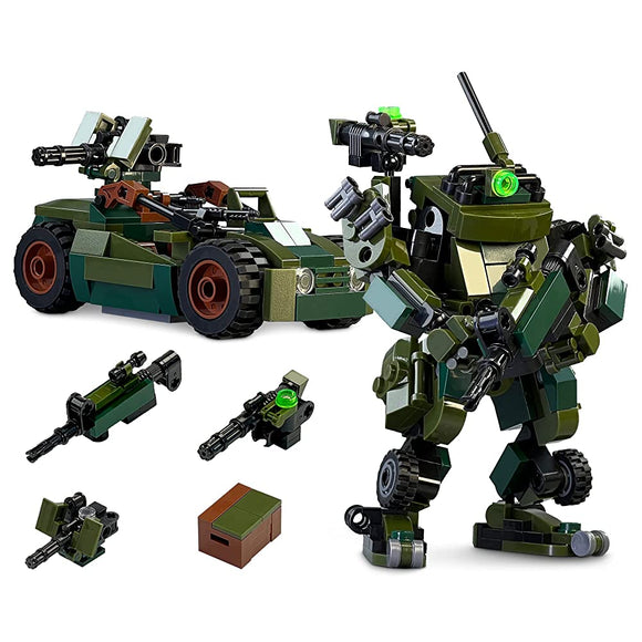 MyBuild Mecaframe AJAX 7002 Army assembly toy toy toy block mecha and vehicle vehicle set
