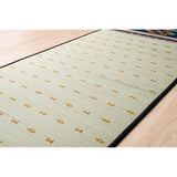 Ikehiko #8236850 Igusa Tatami Yoga Mat, Made in Japan, Earth, Navy, Approx. 23.6 x 70.9 inches (60 x 180 cm)