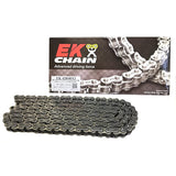 EK QX RING SEAL CHAIN 428SR-X2 Silver 108L [Semi Press Clip Joint]
