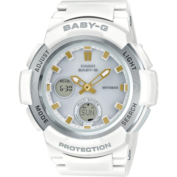 [Casio] Babygie Watch PRECIOUS HEART SELECTION Radio Solar BGA-2100GA-7AJF Women's White