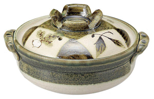 SANKO 14873 Banko Ware Pot, Ichimatsu Yasai 6.7 Inches (17 cm)