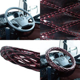 Jet Inoue FUJI DOUBLE STITCHED STEERING WHEEL COVER 2HLB Maverick Red 586583