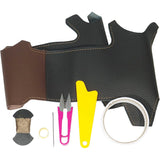 Tricolole EX DIY Steering Genuine Leather Wrap Kit 200 Late Hiace Land Cruiser Other Brown Leather x Cafe Brown Stitch 1T-30 1BS1T30B2D1FFF