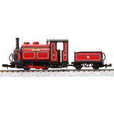 KATO Narrow Gauge KATO/PECO (OO-9) Small England Prince Red 51-201B Railway Model Steam Locomotive