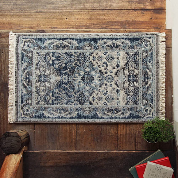 Hagiwara Wilton Weave Entrance Mat, Indoor, Approx. 27.6 x 49.2 inches (70 x 125 cm), 