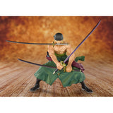 Figuarts Zero One Piece Pirate Hunting Zoro, Approx. 4.3 inches (110 mm), ABS PVC Pre-painted Complete Figure
